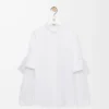 Camisa de algodón blanco Camisa de algodón blanco