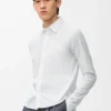 Camisa de algodón blanco