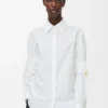 Camisa de algodón blanco Camisa de algodón blanco