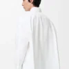 Camisa de algodón blanco