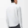 Camisa de algodón blanco