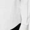 Camisa de algodón blanco