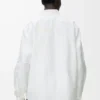 Camisa de algodón blanco/multicolor