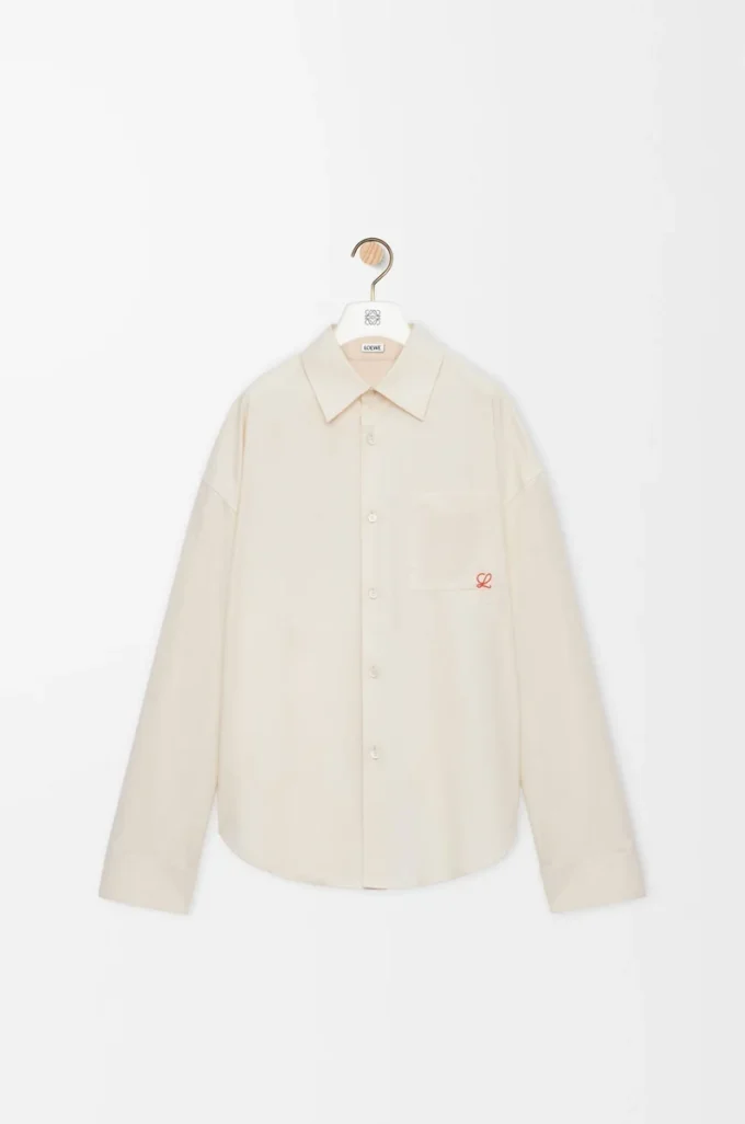 Camisa de algodón crudo