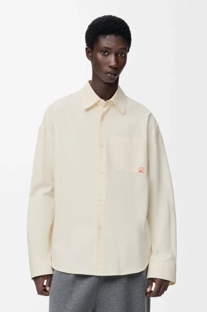 Camisa de algodón crudo