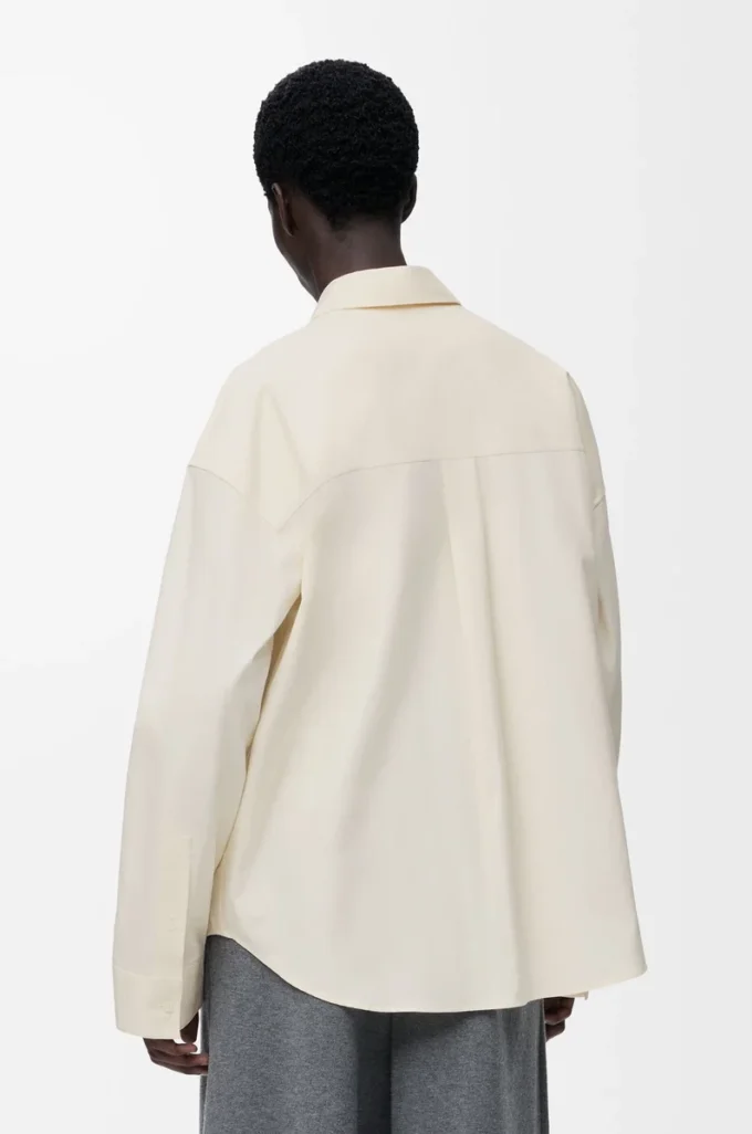 Camisa de algodón crudo