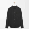 Camisa de algodón negro