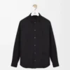 Camisa de algodón negro
