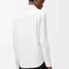 Camisa de viscosa elástica en color blanco Camisa de viscosa elástica en color blanco