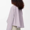 Camisa trapecio de algodón lila Camisa trapecio de algodón lila