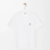 Camiseta de corte holgado en algodón blanco