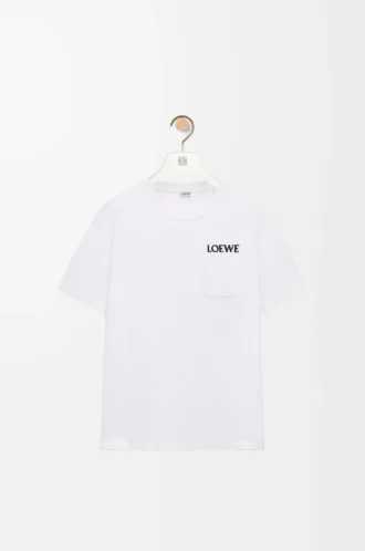 Camiseta de corte holgado en algodón blanco