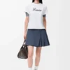 Camiseta de corte holgado en algodón blanco