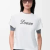 Camiseta de corte holgado en algodón blanco