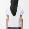 Camiseta de corte holgado en algodón blanco