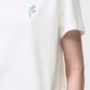 Camiseta de corte holgado en algodón blanco