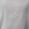 Camiseta de corte holgado en algodón gris claro Camiseta de corte holgado en algodón gris claro