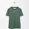 Camiseta deportiva de punto técnico Verde/Negro Camiseta deportiva de punto técnico Verde/Negro