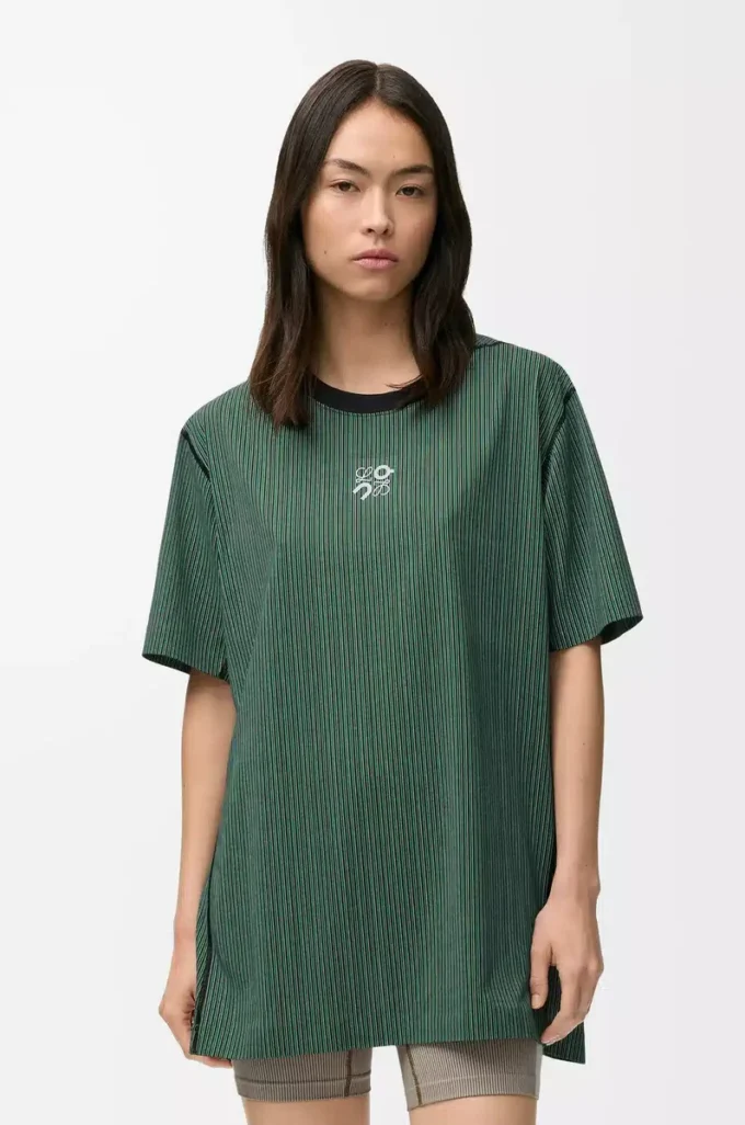Camiseta deportiva de punto técnico Verde/Negro Camiseta deportiva de punto técnico Verde/Negro