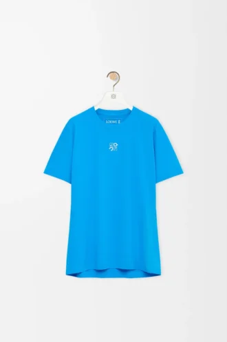 Camiseta deportiva en jersey técnico Azul Camiseta deportiva en jersey técnico Azul