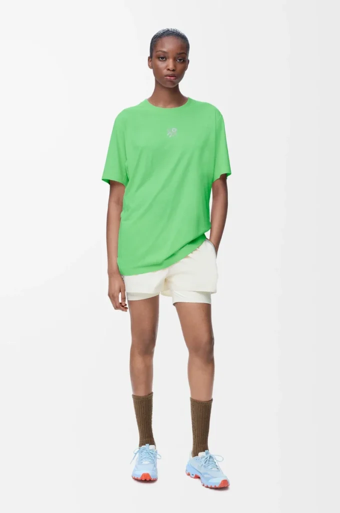 Camiseta deportiva en jersey técnico Verde Camiseta deportiva en jersey técnico Verde