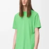 Camiseta deportiva en jersey técnico Verde Camiseta deportiva en jersey técnico Verde
