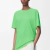 Camiseta deportiva en jersey técnico Verde Camiseta deportiva en jersey técnico Verde