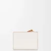 Cartera compacta Puzzle en piel de becerro clásica Ghost/Silky Beige Cartera compacta Puzzle en piel de becerro clásica Ghost/Silky Beige