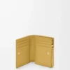 Cartera compacta Puzzle en piel de becerro clásica Ginger/Sea Salt Cartera compacta Puzzle en piel de becerro clásica Ginger/Sea Salt