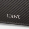 Cartera doble en piel de becerro clásica texturizada Gris oscuro Cartera doble en piel de becerro clásica texturizada Gris oscuro