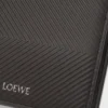 Cartera doble para monedas en piel de becerro clásica texturizada, gris oscuro Cartera doble para monedas en piel de becerro clásica texturizada, gris oscuro