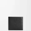 Cartera plegable para monedas en piel de becerro granulada suave, color negro Cartera plegable para monedas en piel de becerro granulada suave, color negro