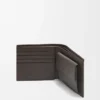 Cartera Puzzle con doble pliegue en piel de becerro clásica gris oscuro Cartera Puzzle con doble pliegue en piel de becerro clásica gris oscuro
