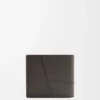 Cartera Puzzle con doble pliegue en piel de becerro clásica gris oscuro Cartera Puzzle con doble pliegue en piel de becerro clásica gris oscuro