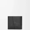 Cartera Puzzle con doble pliegue en piel de becerro clásica negra Cartera Puzzle con doble pliegue en piel de becerro clásica negra