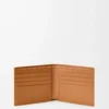 Cartera Puzzle de doble pliegue en suave piel de becerro granulada, color marrón claro cañón Cartera Puzzle de doble pliegue en suave piel de becerro granulada, color marrón claro cañón