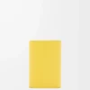 Cartera vertical pequeña Pebble en piel de becerro napa brillante Baby Corn Cartera vertical pequeña Pebble en piel de becerro napa brillante Baby Corn