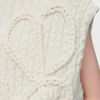 Chaleco de lana Blanco Chaleco de lana Blanco