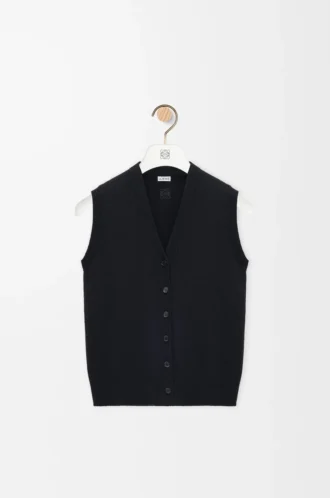 Chaleco de lana Negro