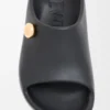 Chanclas Foam Pebble Negro/Dorado Chanclas Foam Pebble Negro/Dorado
