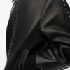 Chaqueta bomber de piel de cordero napa. Negro Chaqueta bomber de piel de cordero napa. Negro