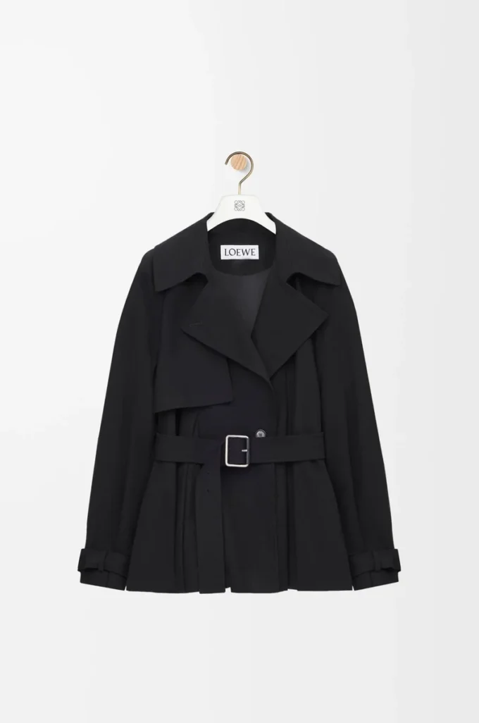 Chaqueta de algodón negro Chaqueta de algodón negro