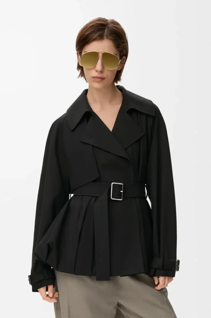 Chaqueta de algodón negro Chaqueta de algodón negro