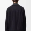 Chaqueta de chándal de lana azul marino/gris Chaqueta de chándal de lana azul marino/gris