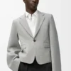 Chaqueta de lana gris Chaqueta de lana gris