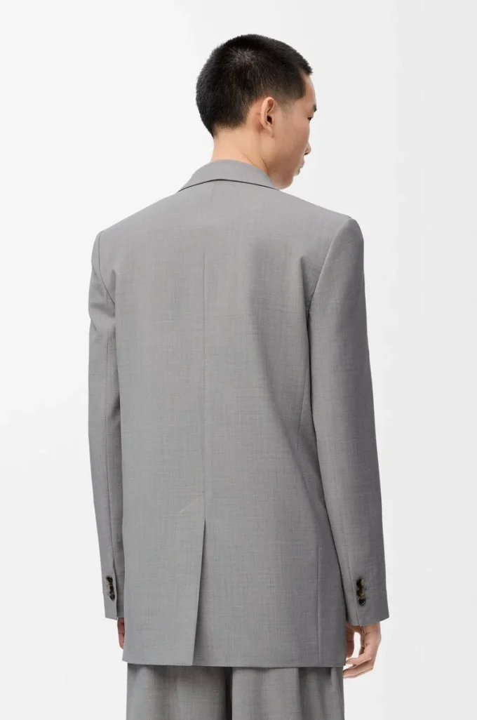Chaqueta de lana gris Chaqueta de lana gris