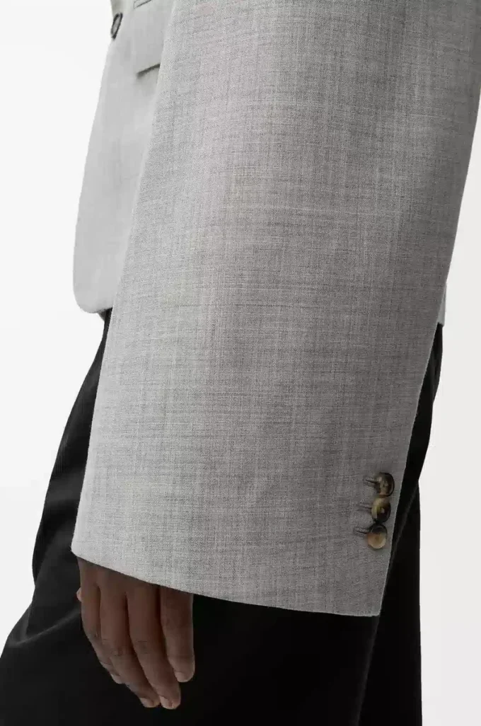 Chaqueta de lana gris Chaqueta de lana gris