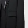 Chaqueta de lana negra Chaqueta de lana negra