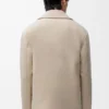 Chaqueta de trabajo de lana y cachemira Light Beige Melange Chaqueta de trabajo de lana y cachemira Light Beige Melange