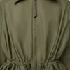 Chaqueta en mezcla de algodón Verde caqui Chaqueta en mezcla de algodón Verde caqui